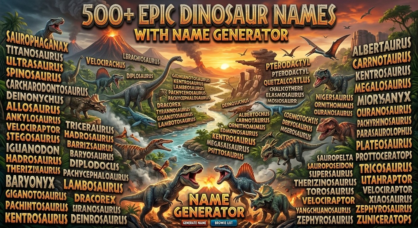 Dinosaur Names