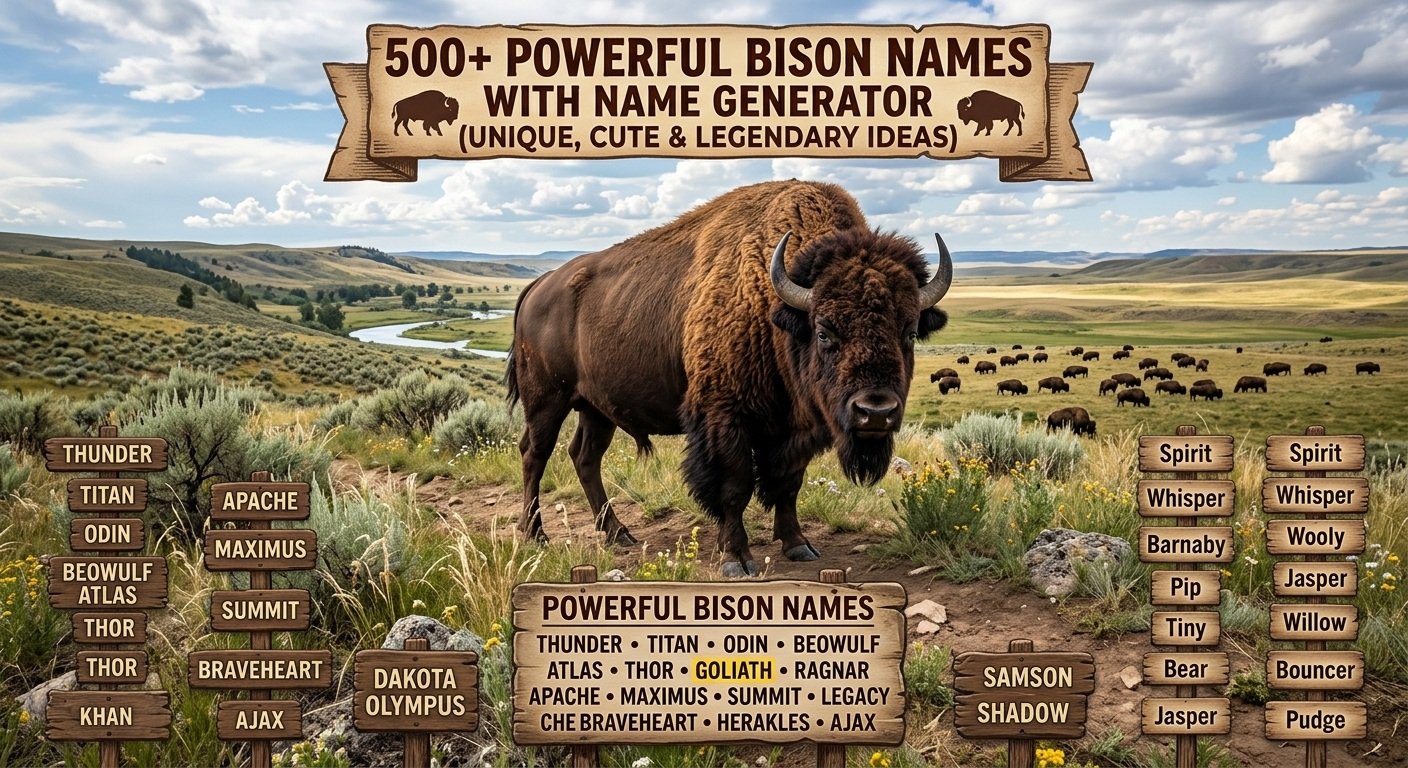 Bison Names