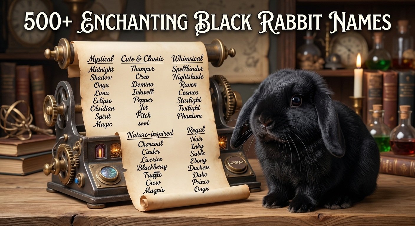Black Rabbit Names