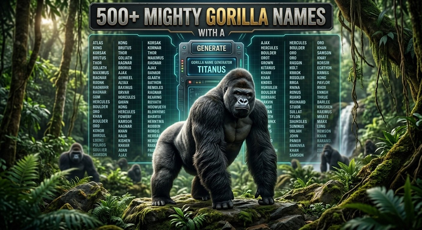 Gorilla Names
