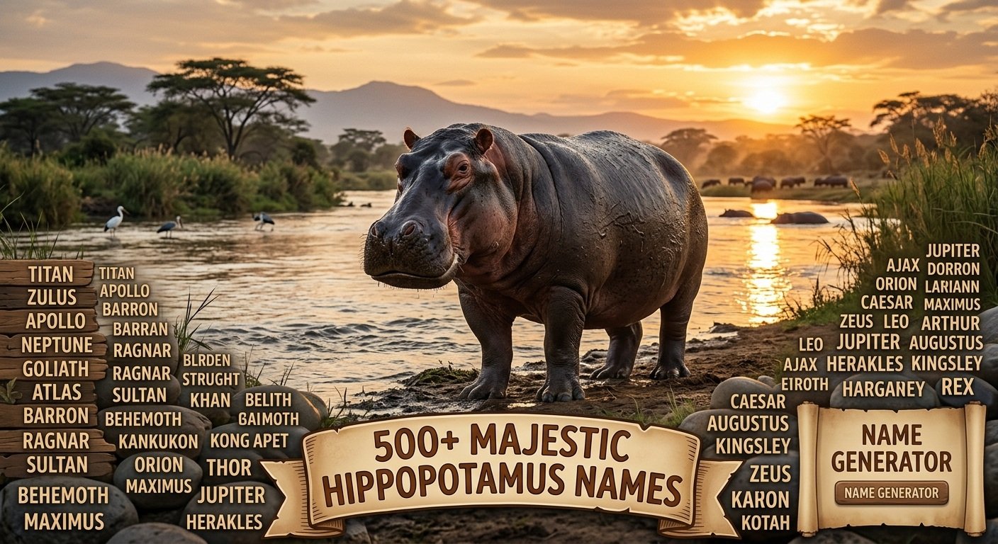 Hippopotamus Names
