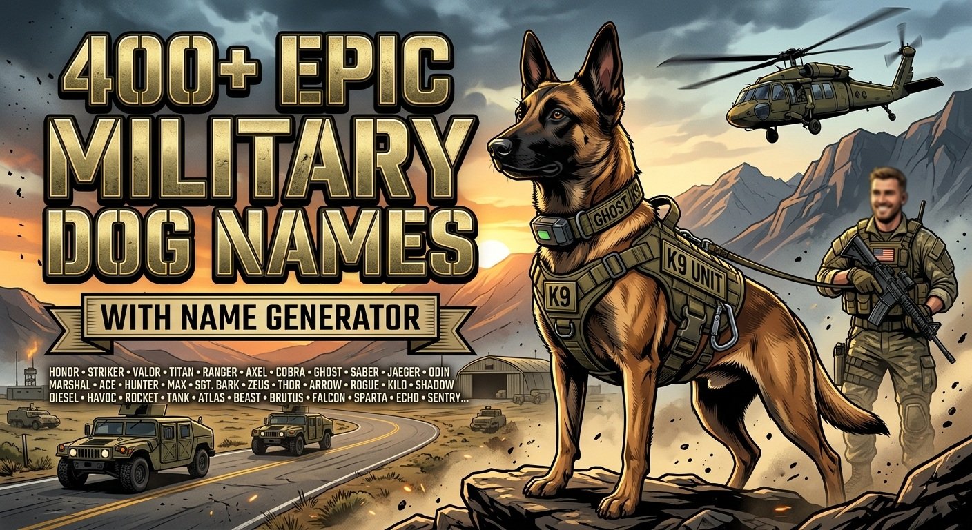 Military Dog Names