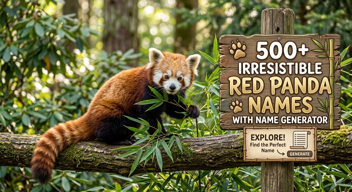 Red Panda Names