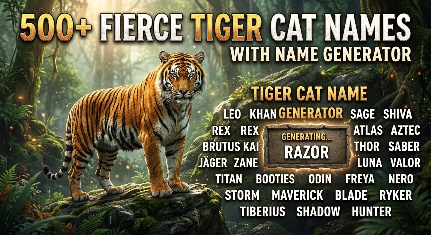 Tiger Cat Names