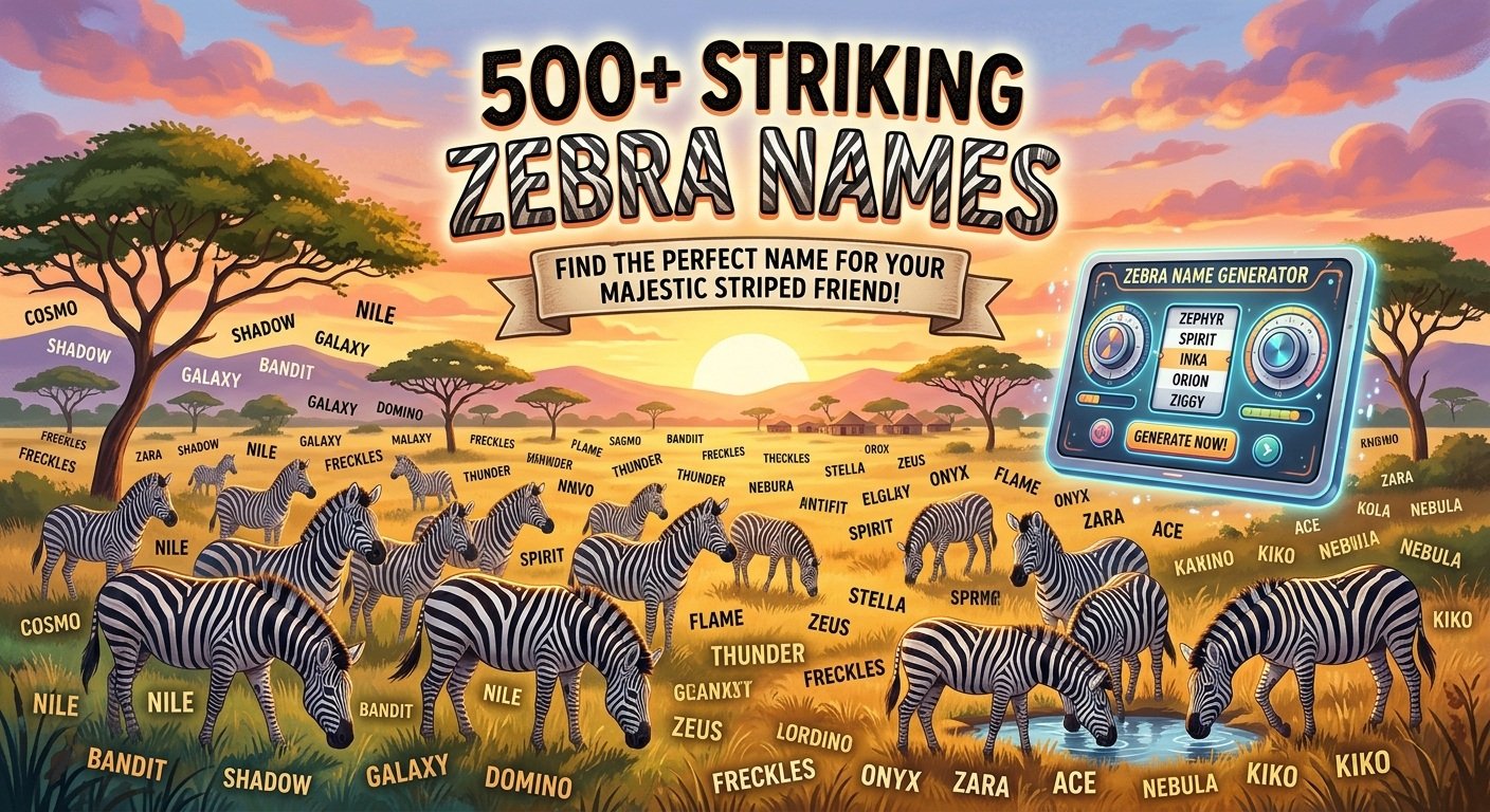 Zebra Names
